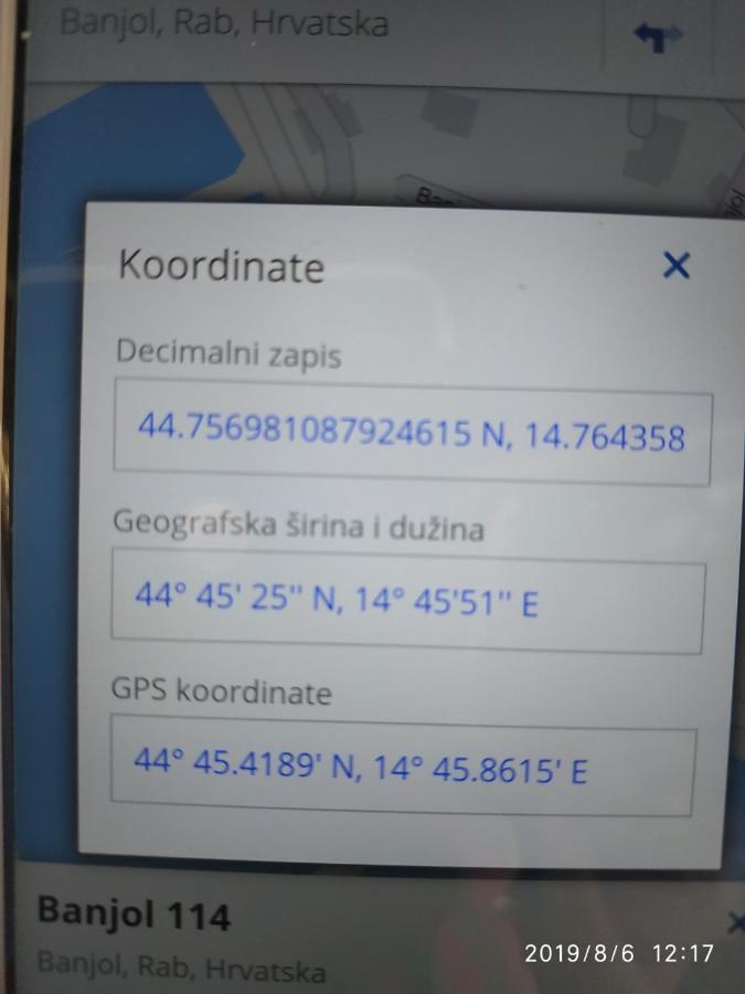 Apartmani Ivic Paka Rab Банёл Экстерьер фото